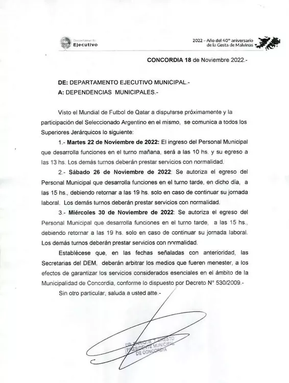 Decreto municipal