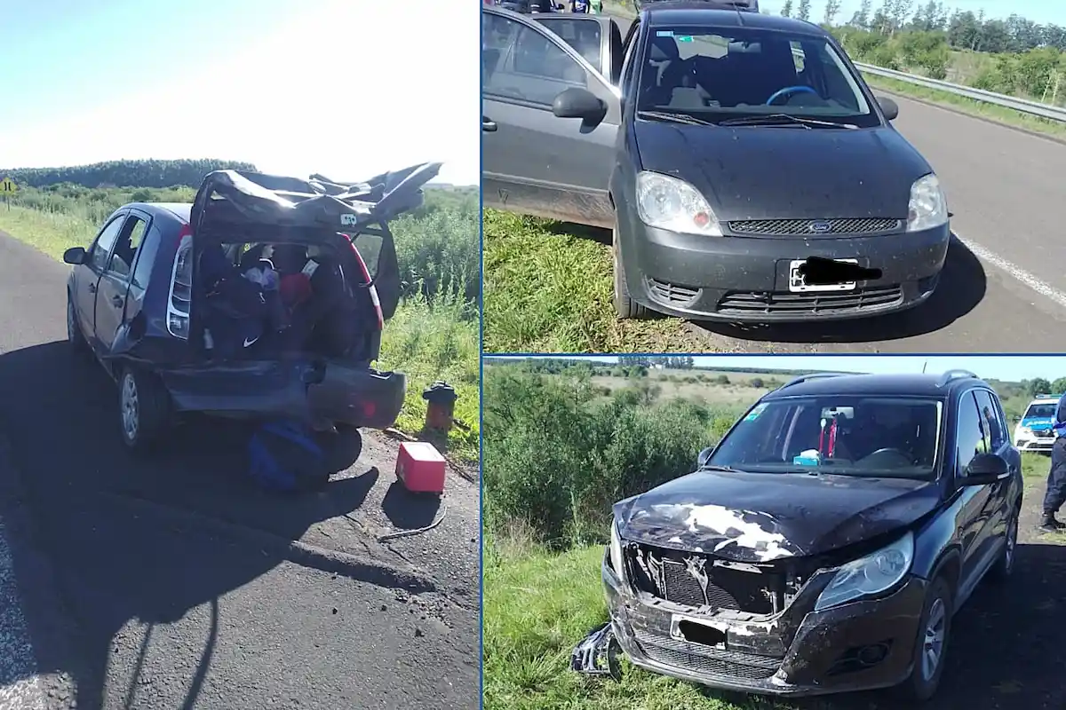 Accidente con lesionados en la Ruta 14, a la altura de Pedernal - Concordia - Diario El Enfoque