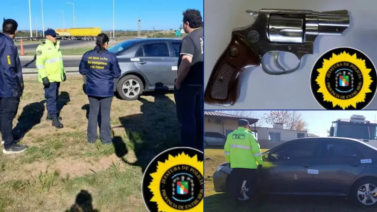 Robo en La Paz detenidos en Ruta 12 con arma y dinero - Diario El Enfoque Concordia
