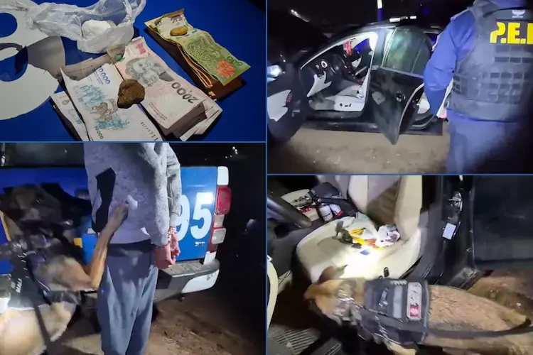 detenido con droga