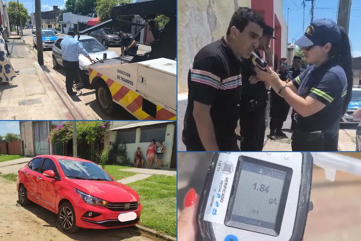 choque conductor alcoholizado - Concordia - Diario El Enfoque