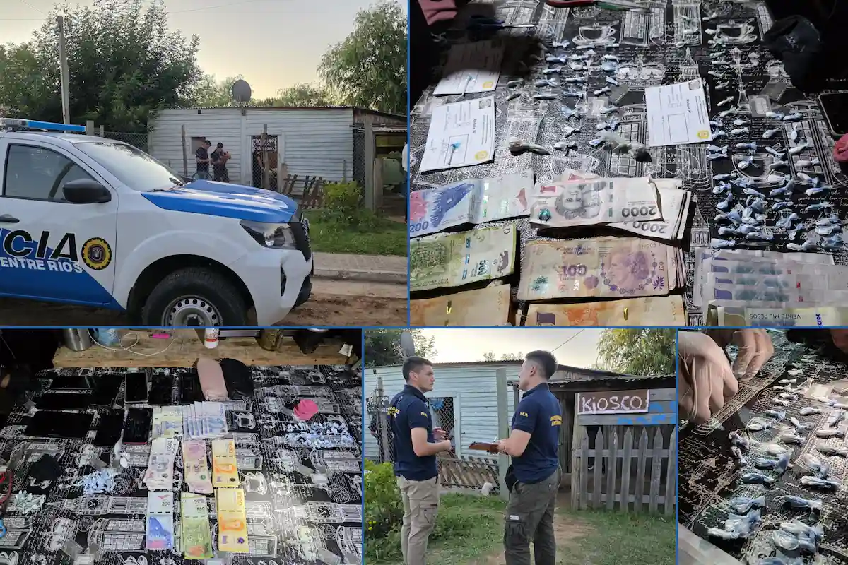 Calabacilla - arma en redes -secuestro de droga y dos detenidos - Concordia - Diario El Enfoque