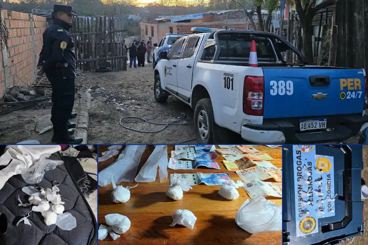 Villa Busti secuestran cocaína para mil dosis - Diario El Enfoque Concordia