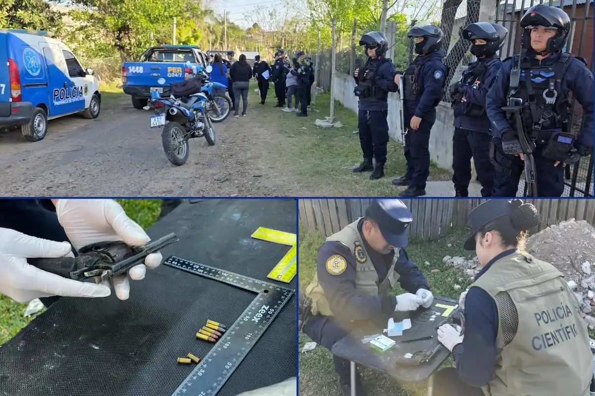 Un menor de 16 años fue detenido con un revólver - Concordia - Diario El Enfoque