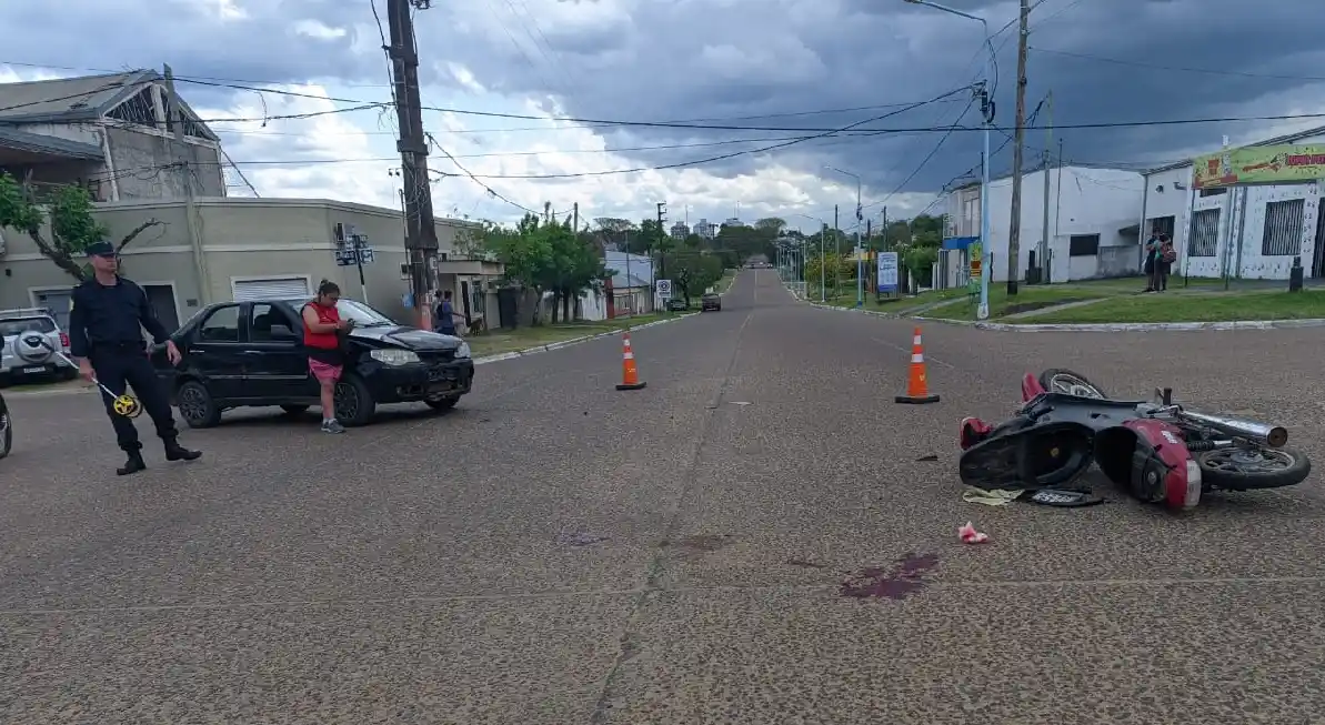 accidente moto