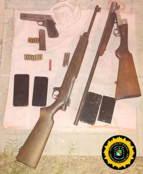 secuestro de armas