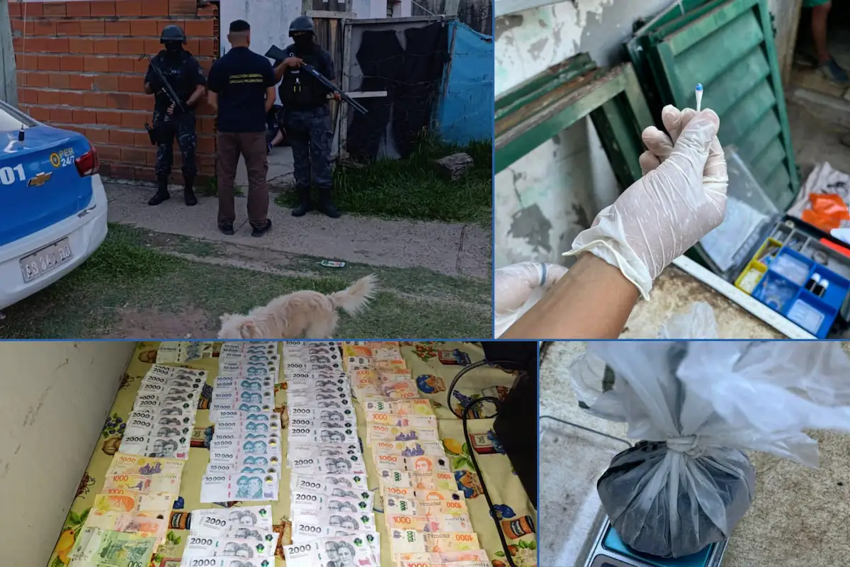 secuestro de drogas y 3 detenidos en concordia - diario el enfoque