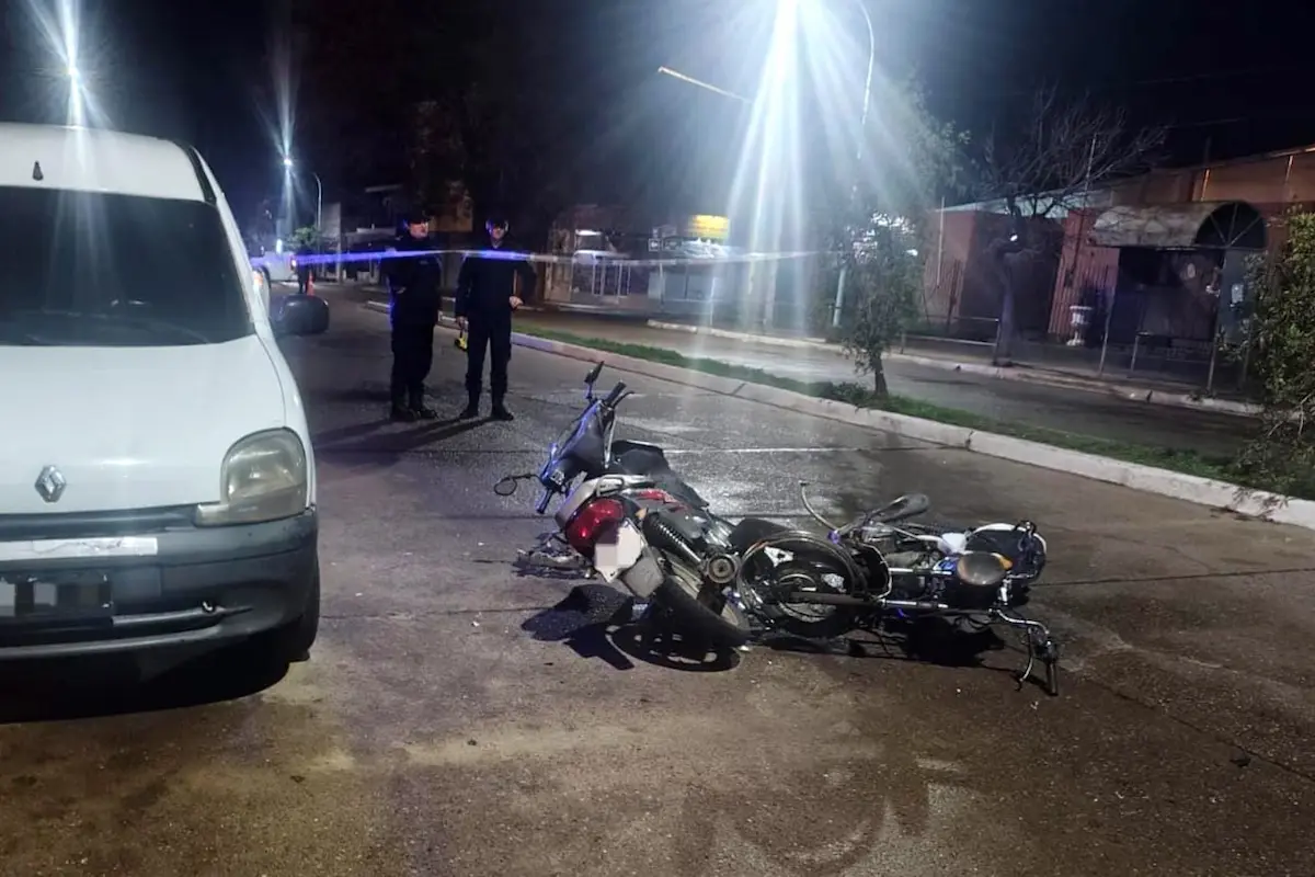 Choque frontal entre motos dejó dos heridos en Concordia - Diario El Enfoque