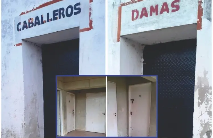 baños polideportivo