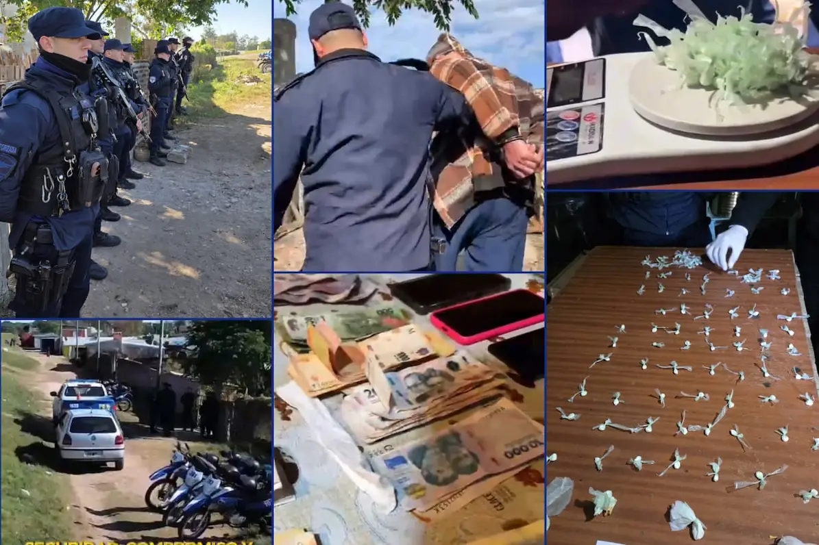 Allanamiento en Tiro Federal cocaína y dos detenidos - Concordia - Diario El Enfoque