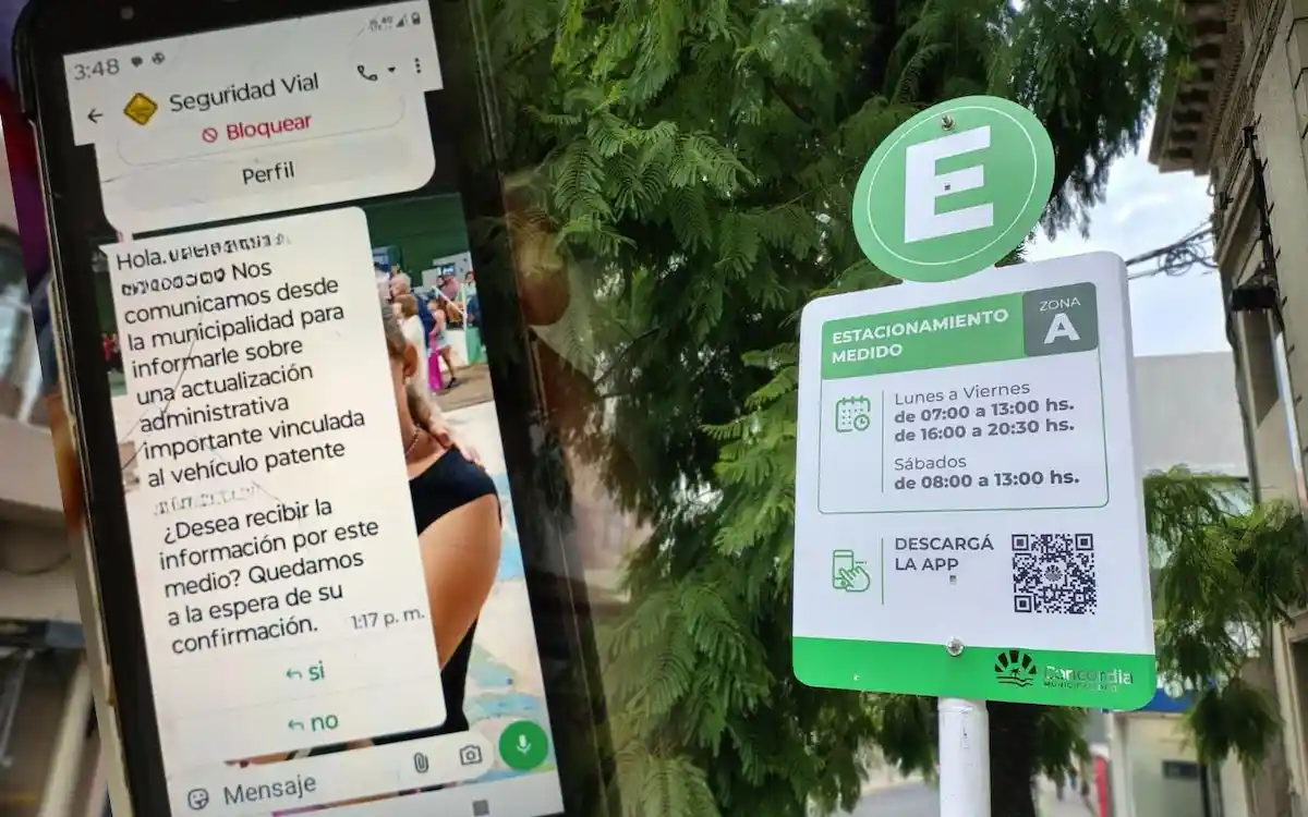 Alertan por falsos mensajes del Estacionamiento Medido - Diario El Enfoque Concordia
