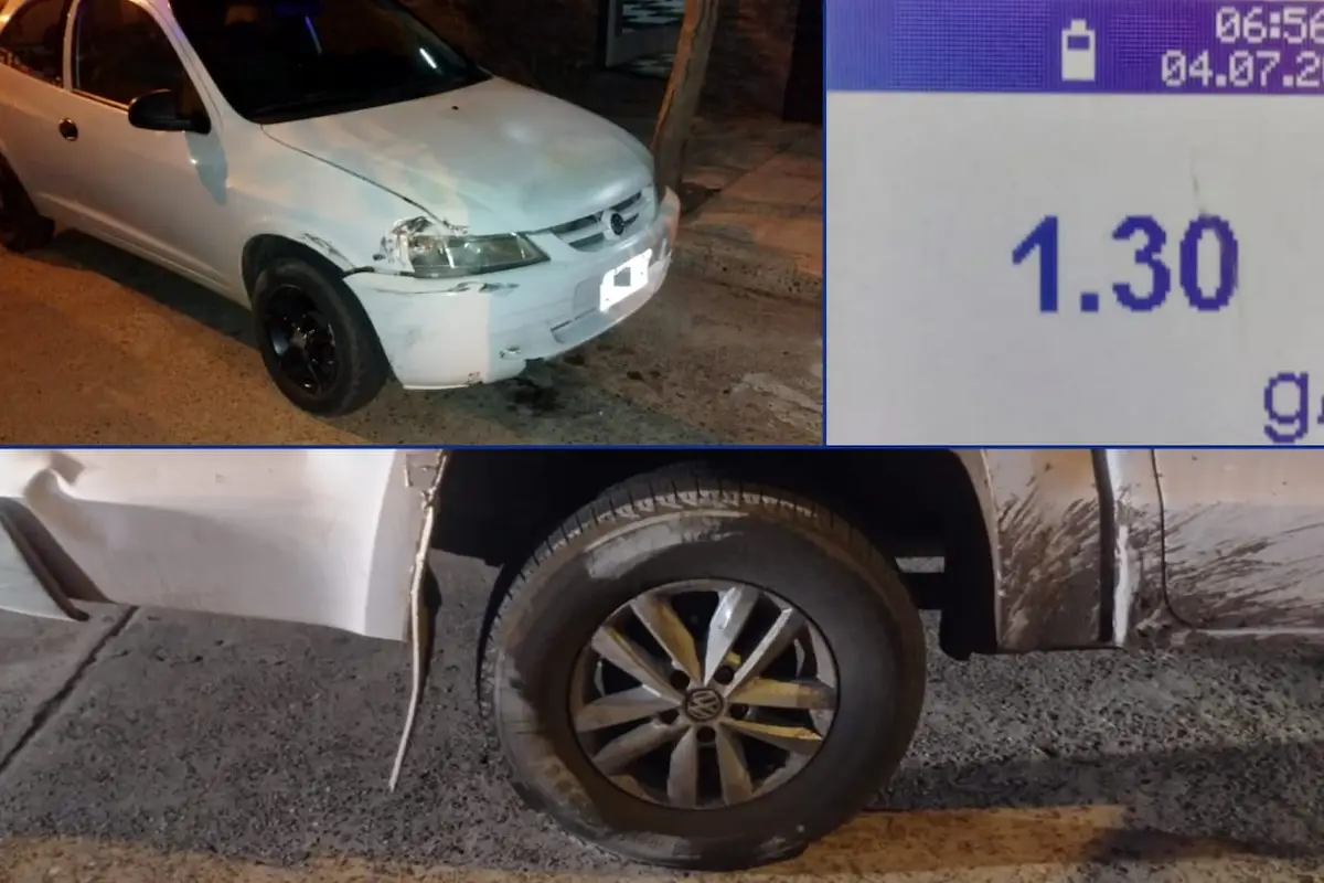 Chocó un auto, quedó dormido y dio 1,3 de alcoholemia - Diario El Enfoque Concordia