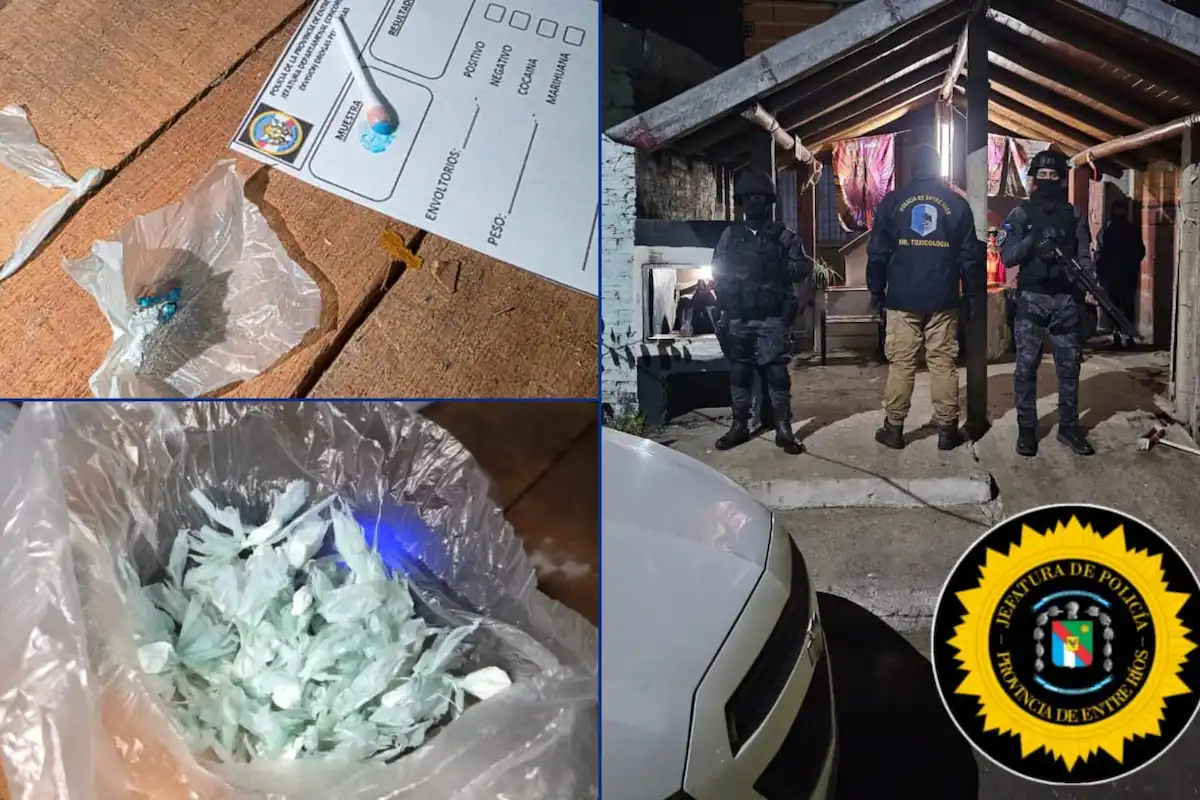 Siete detenidos en allanamientos por narcomenudeo en Concordia - Diario El Enfoque