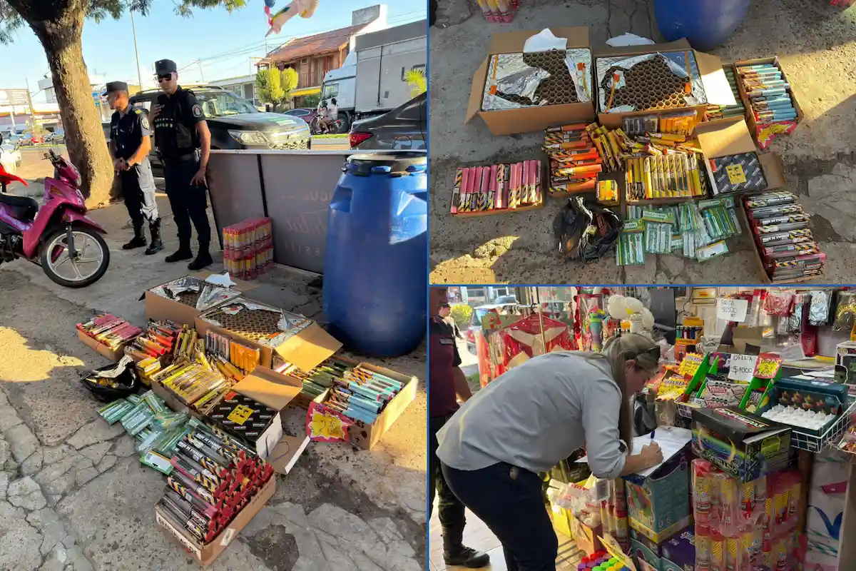 Secuestro de pirotecnia - Concordia - Diario El Enfoque