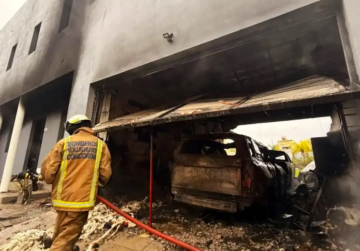 incendio garaje y autos - diario el enfoque concordia