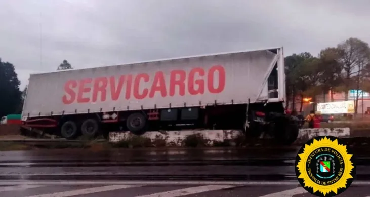 accidente camion autovia