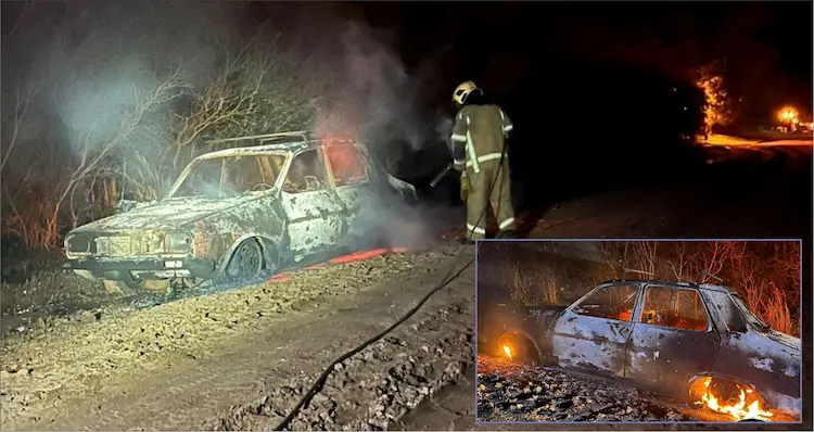 incendio auto en villaguay