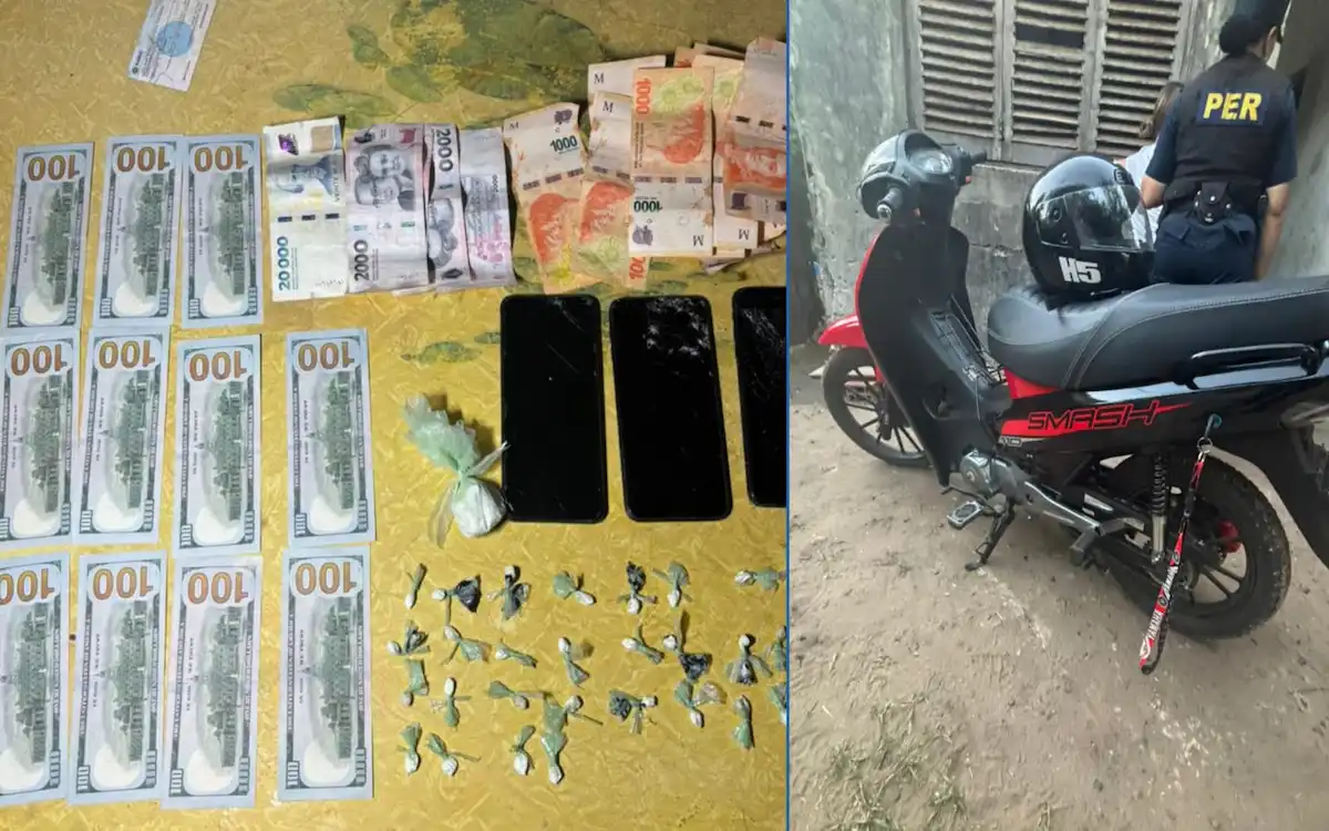 Allanamientos en Pampa Soler secuestraron dinero, drogas y una moto comprada con dólares robados - concordia diario el enfoque