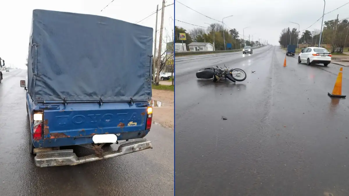 Accidente en Vila Adela - Concordia - Diario El Enfoque