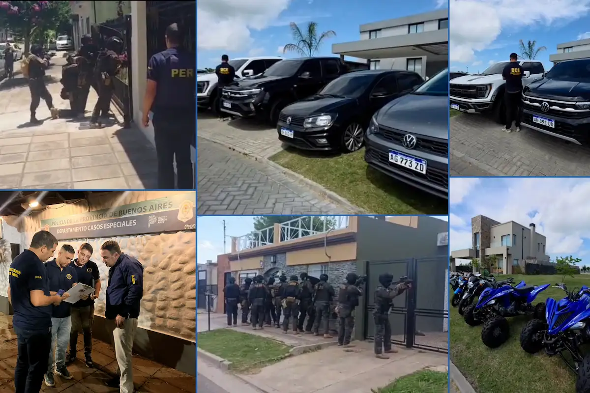Operativo originado en Concordia destapa red delictiva ligada a violentos asaltos, allanamientos en cinco distritos bonaerenses - Diario El Enfoque