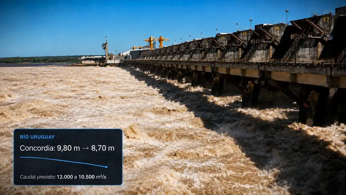 represa salto grande 9,70 - diario el enfoque concordia