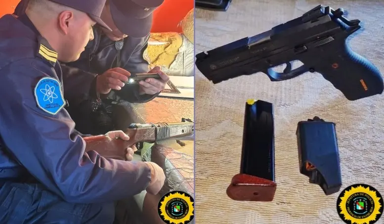 secuestro arma 9mm