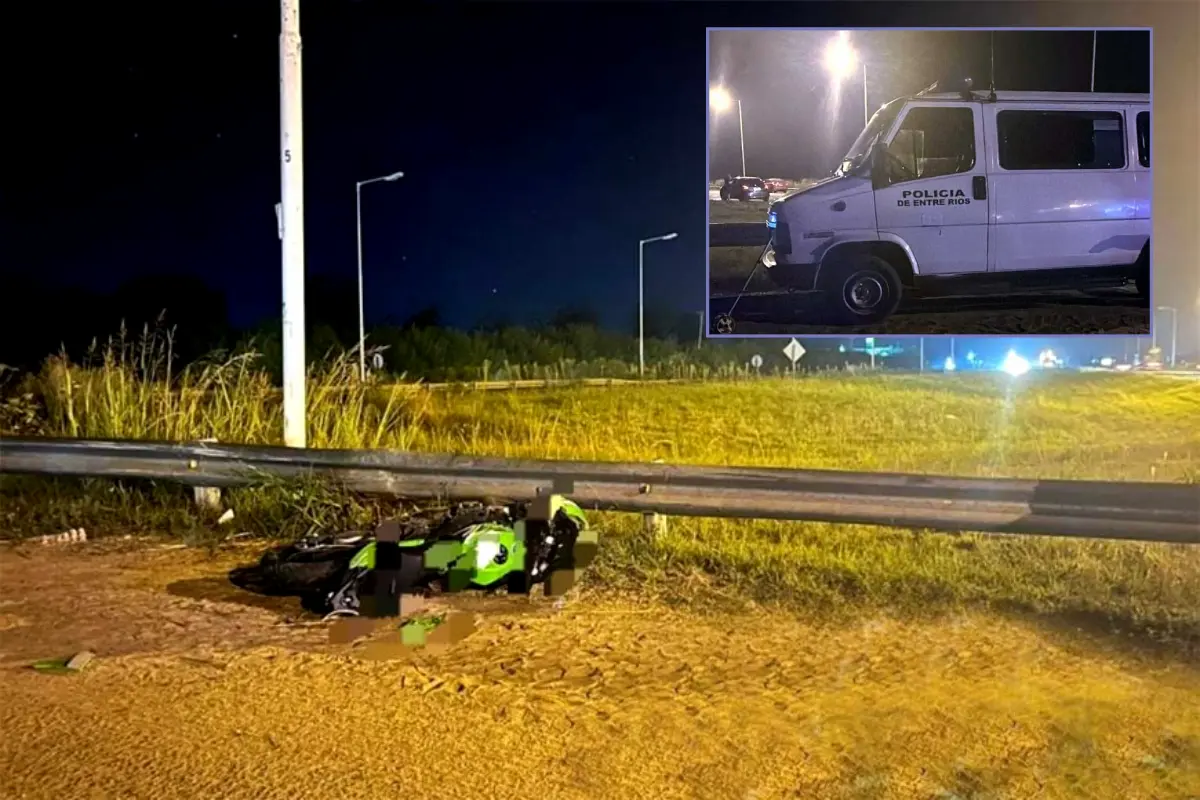 Accidente moto fatal - Chajarí - Diario El Enfoque