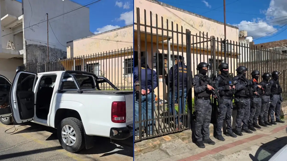 Tres asaltos, una Amarok y una banda organizada tres detenidos y cuatro armas secuestradas en Concordia - Diario El Enfoque