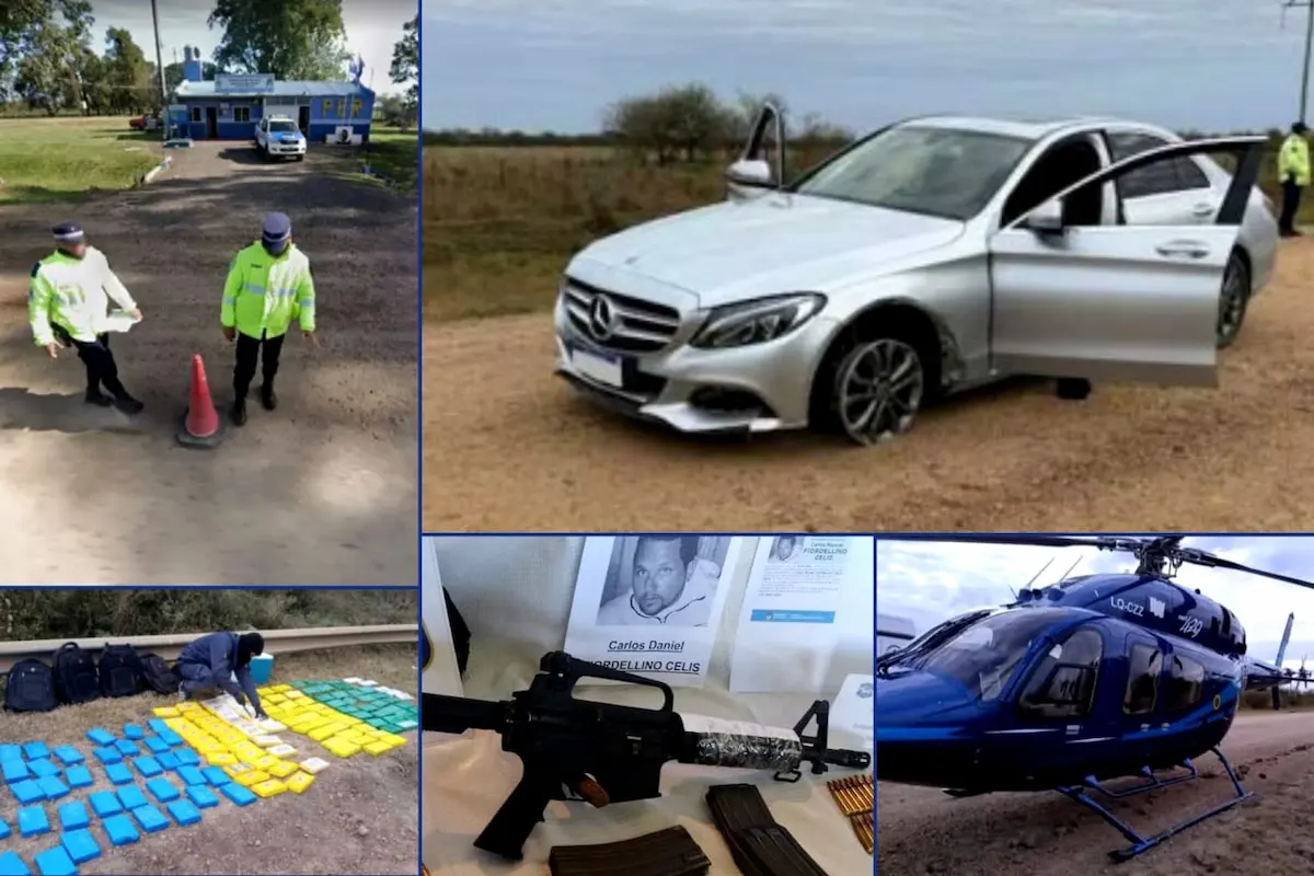Persecución narco en el norte entrerriano secuestran 250 kilos de cocaína y detienen a un histórico traficante - Diario El Enfoque Concordia
