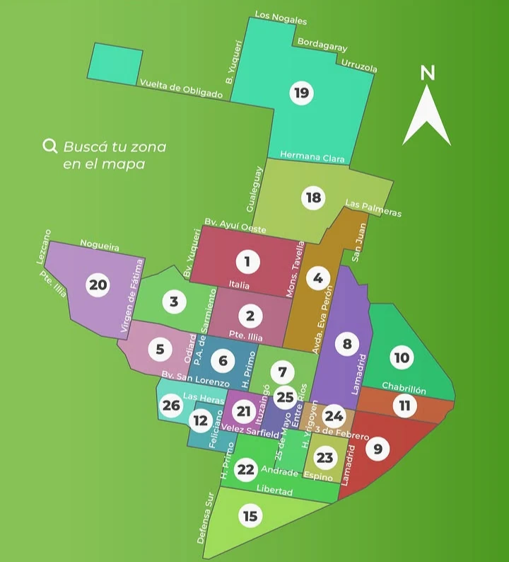 mapa de ramas - diario el enfoque concordia