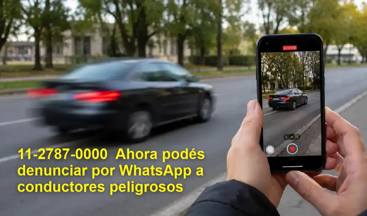 WhatsApp para denunciar conductores peligrosos cómo usarlo - Diario El Enfoque Concordia