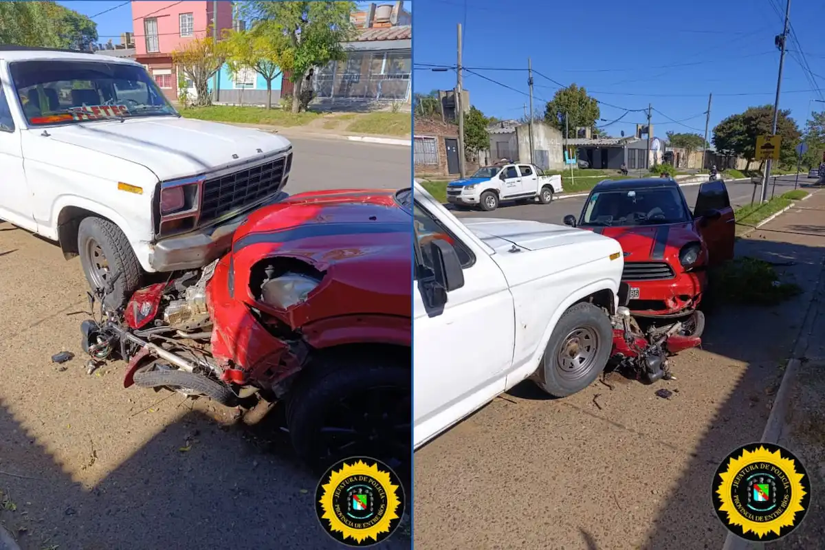 Con 1,62 de alcohol chocó a un motomandado en Concordia - Diario El Enfoque
