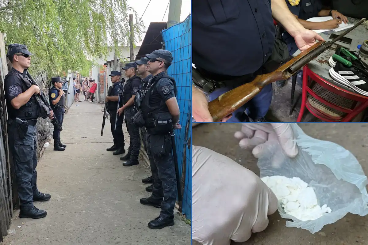 Allanamientos en Villa Busti arma reformada, cocaína y un detenido - Concordia Diario El Enfoque