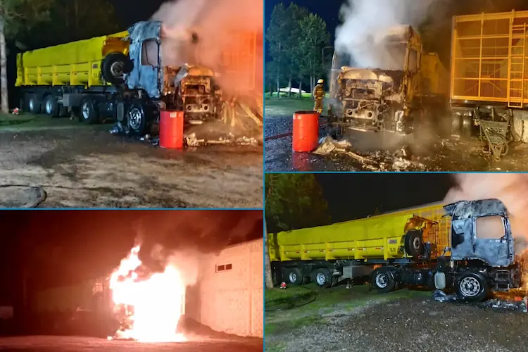 incendio camion