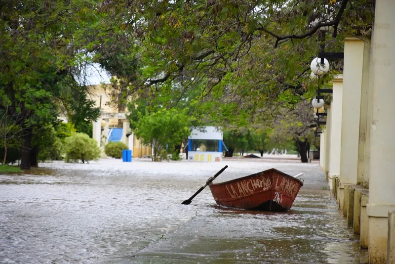 inundación, río Uruguay
