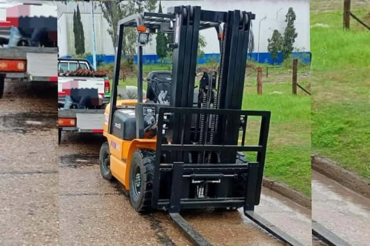 Secuestran un autoelevador tras una estafa con cheques sin fondos - Concordia - Diario El Enfoque