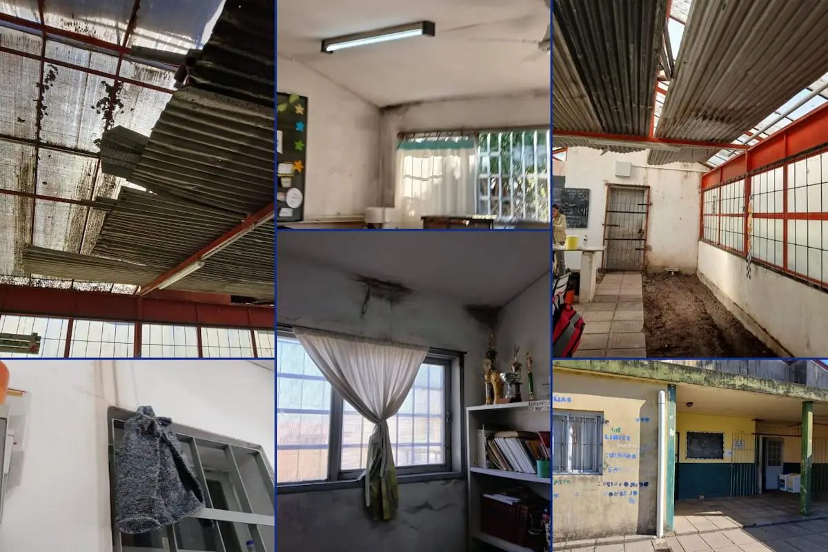 AGMER denunció deterioro edilicio en Escuela Azahares  -Diario El Enfoque Conaordia