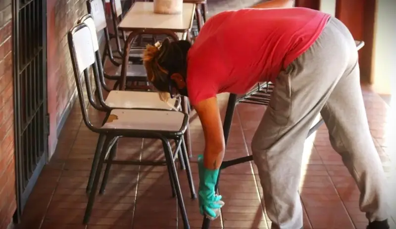 desinfección escuelas