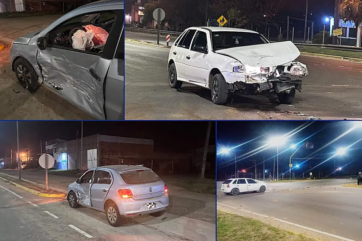 Choque entre dos autos en Villa Adela sin heridos - Diario El Enfoque Concordia