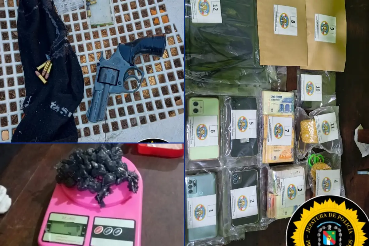 Dos detenidos y secuestro de drogas en barrio Don Jorge - Diario El Enfoque Concordia