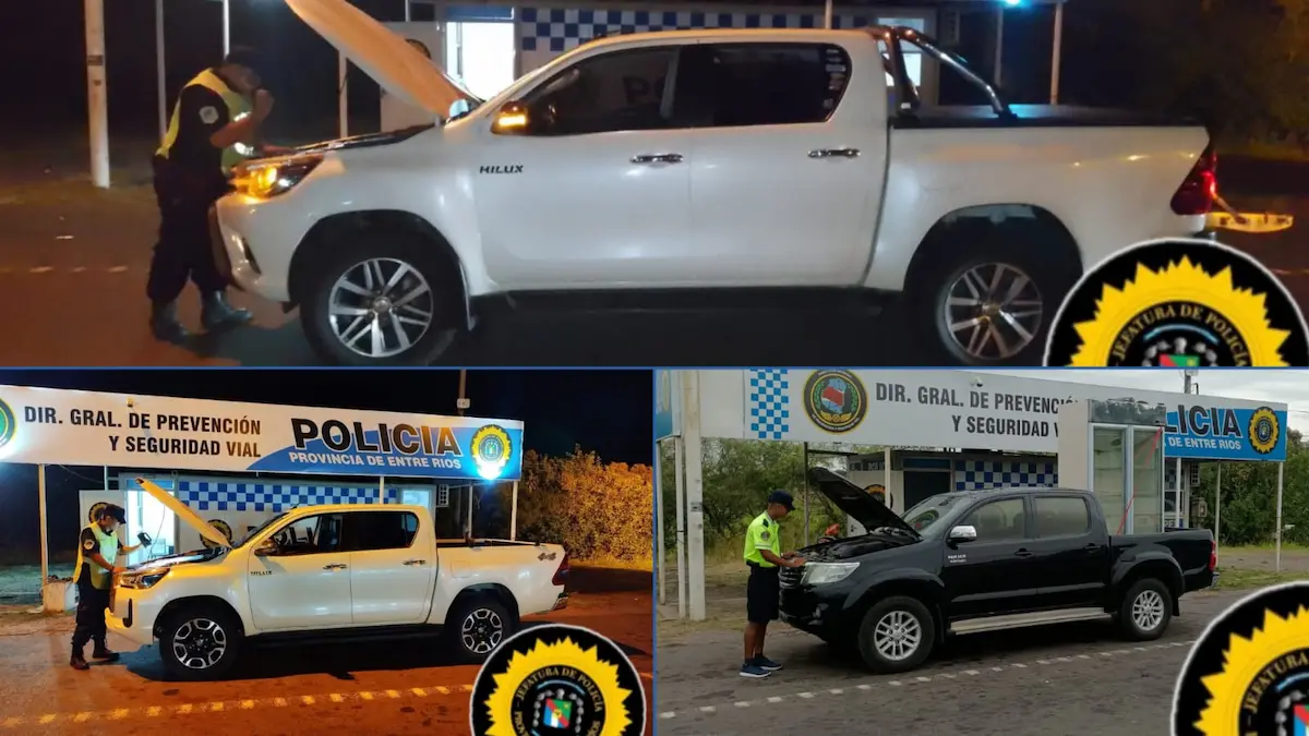 secuestro 3 toyotas -seguridad vial ER -diario el enfoque concordia