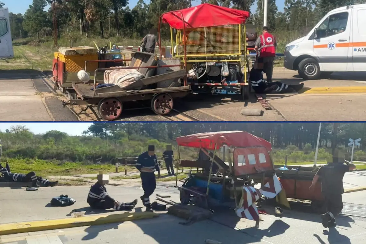 Choque entre una zorra de Trenes Argentinos y un camión - Concordia Diario El Enfoque (2)