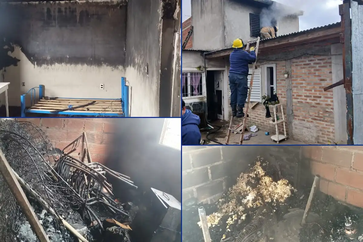 Un niño de 6 años habría provocado un incendio de una vivienda - Diario El Enfoque Concordia