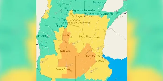 alerta amarilla