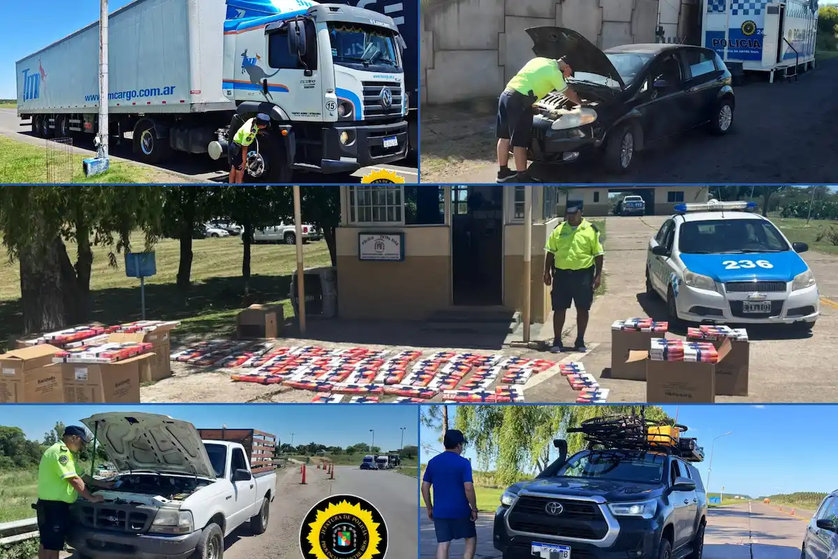 Intenso despliegue de controles viales en Entre Ríos - Diario El Enfoque