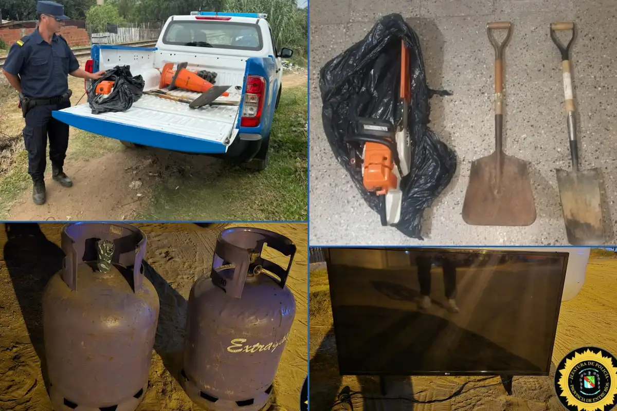 Recuperaron elementos robados que habían sido vendidos a bajo precio en Concordia - Diario El Enfoque