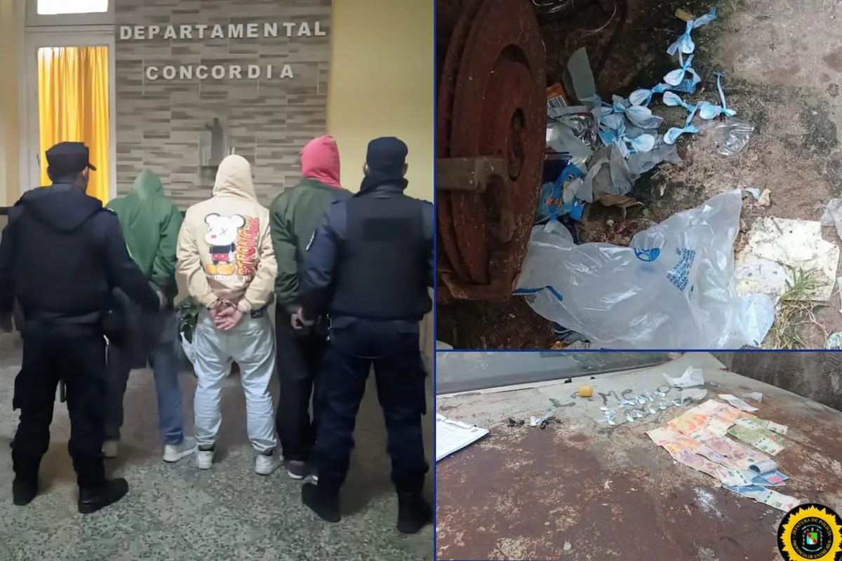 Tres hombres fueron detenidos durante un operativo policial en Concordia - Diario El Enfoque