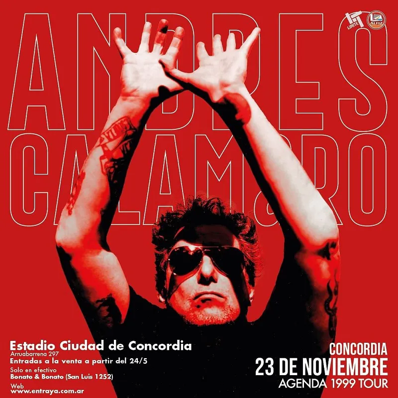 Nuevo concierto confirmado- CONCORDIA, Entre Ríos