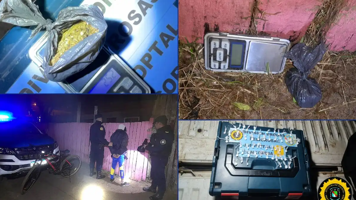 Tres detenidos con cocaína y marihuana en operativo policial - Diario El Enfoque Concordia