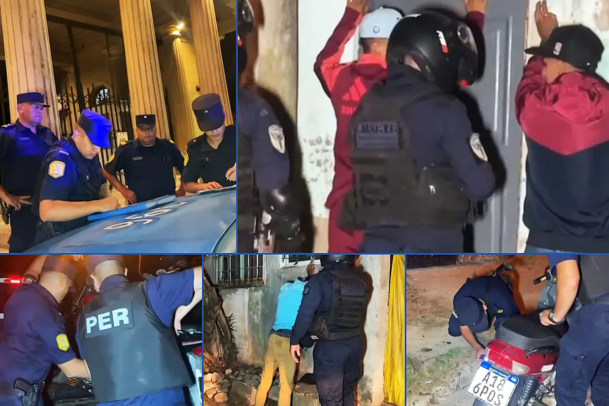 Operativo de saturación dos detenidos y una moto retenida - Diario El Enfoque Concordia